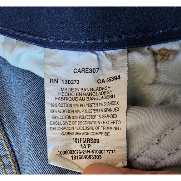 Lee Womens Regular Fit Straight Leg Mid Rise Jeans Size 14P - Picture 5 of 9